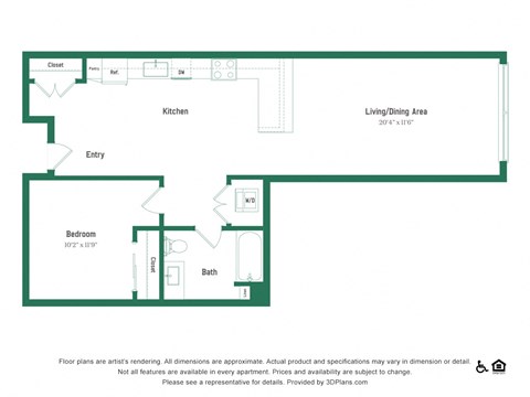 A5 one bedroom one bathroom